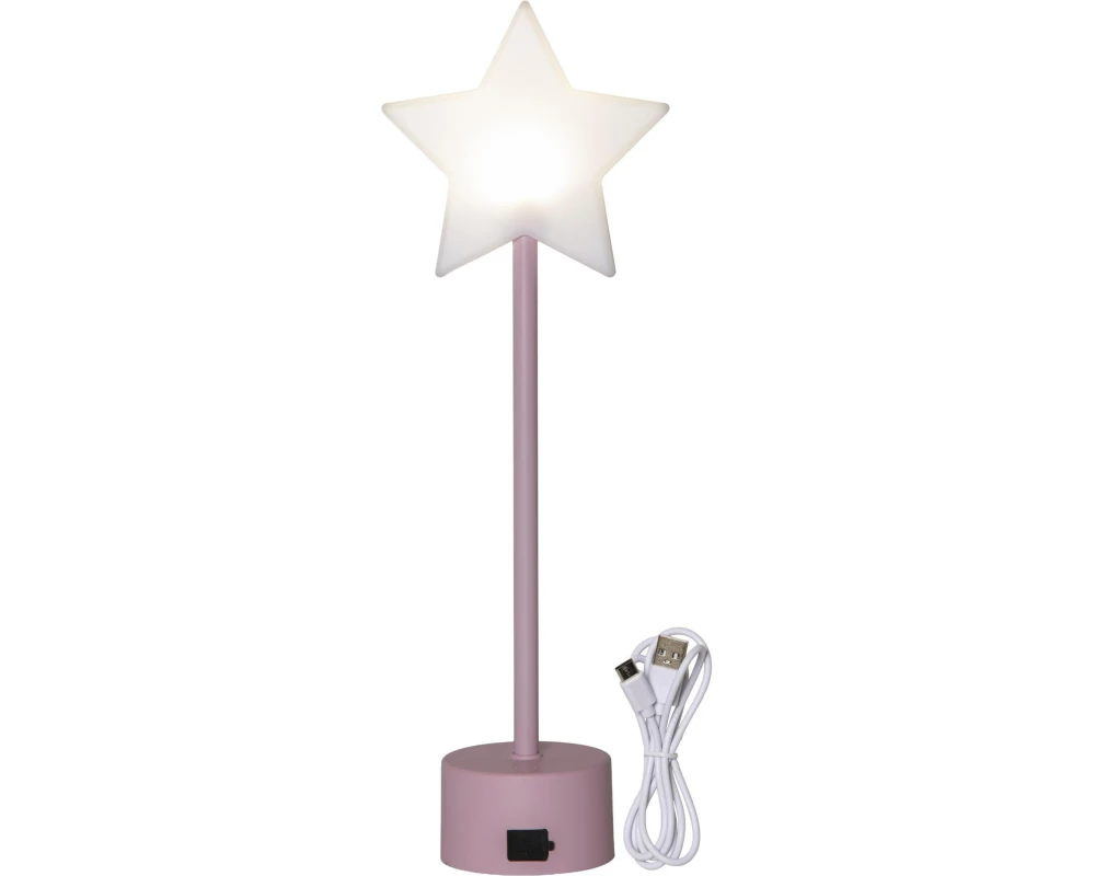 Star Trading Tischstern Blizz Indoor, Pink, 40.00 cm Höhe
