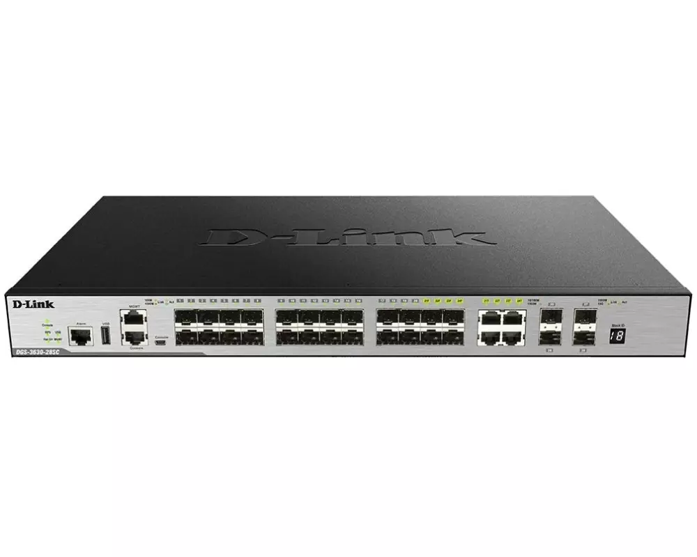 D-Link SFP Switch DGS-3630-28SC/SI/E 28 Port