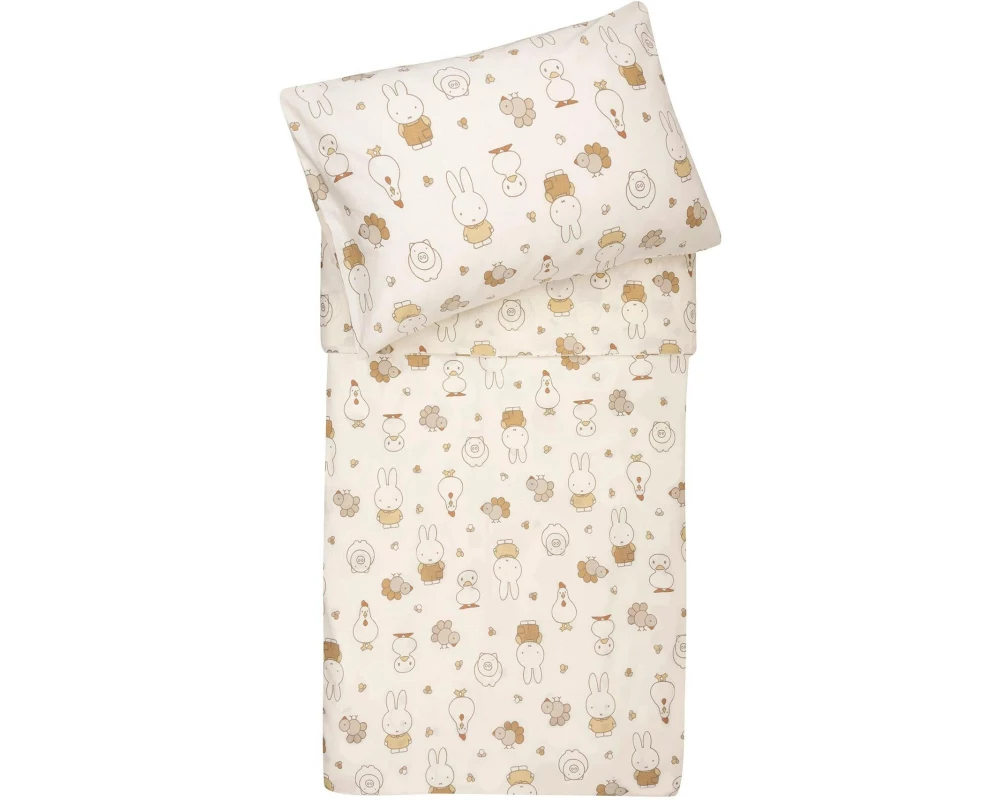 Jollein Bettwäsche – Miffy Family Farm 100 x 140 cm