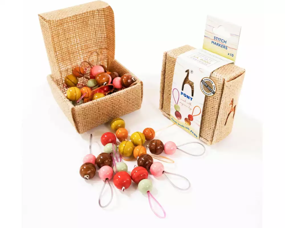 Pony Maschenmarkierer 10 Stück