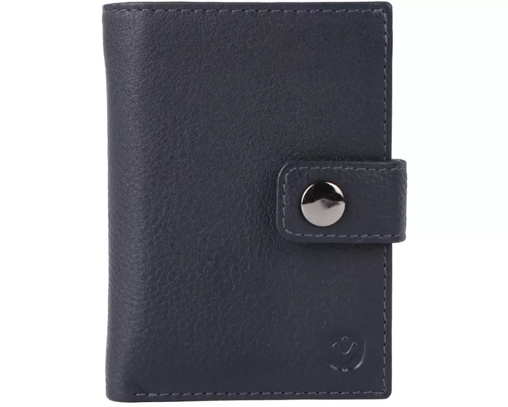 Valenta CardWallet Leather MagSafe Luxe Navy