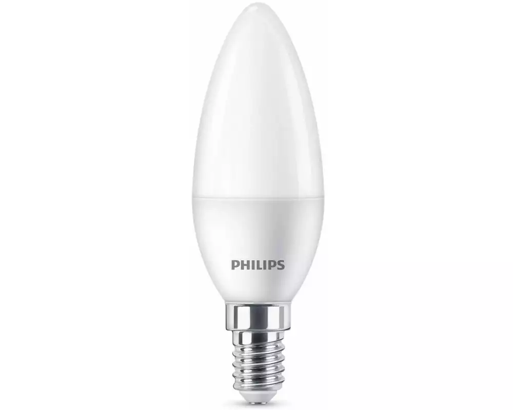 Philips LED Standard Kerze, E14 3er-Set Warmweiss 40W Ersatz, nondim