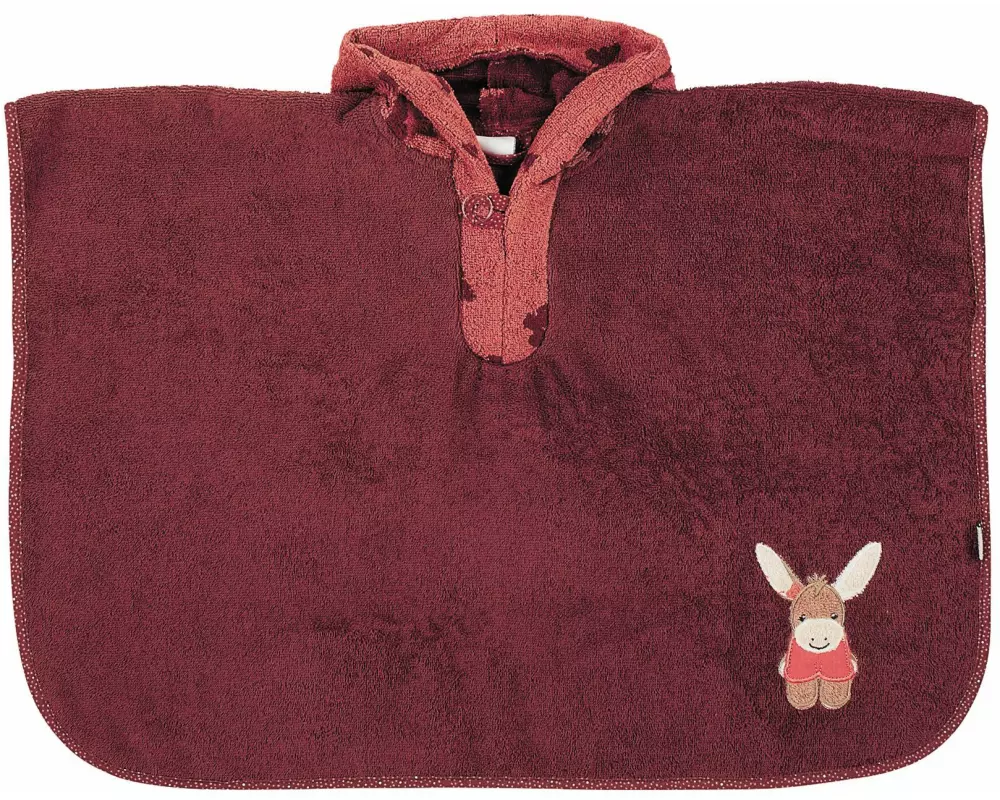 Sterntaler Baby-Poncho Emmilius Rot