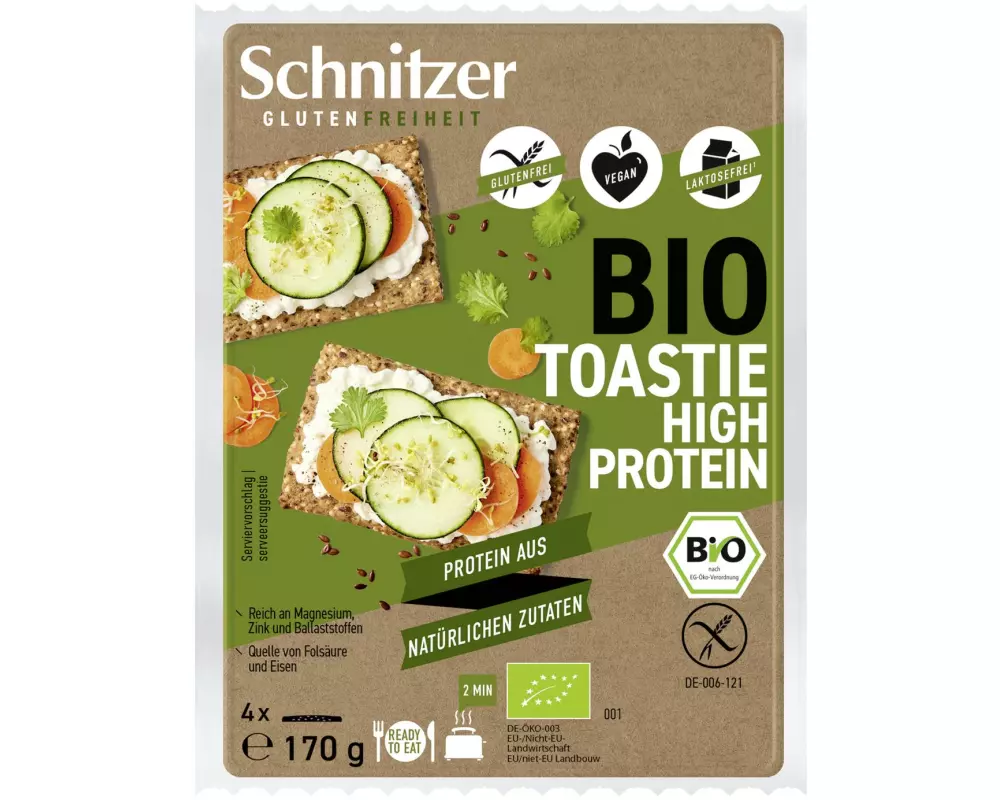 Schnitzer Bio High-Protein Toastie 170g