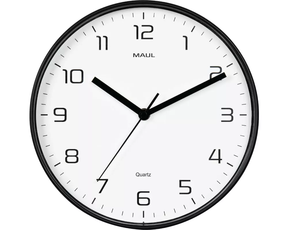 Maul Wanduhr Drip Ø 25 cm, Schwarz