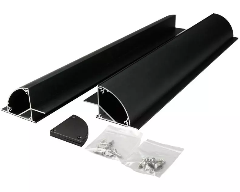 WATTSTUNDE Solarmodul Halterung HSA+ 55/S ALU Schwarz