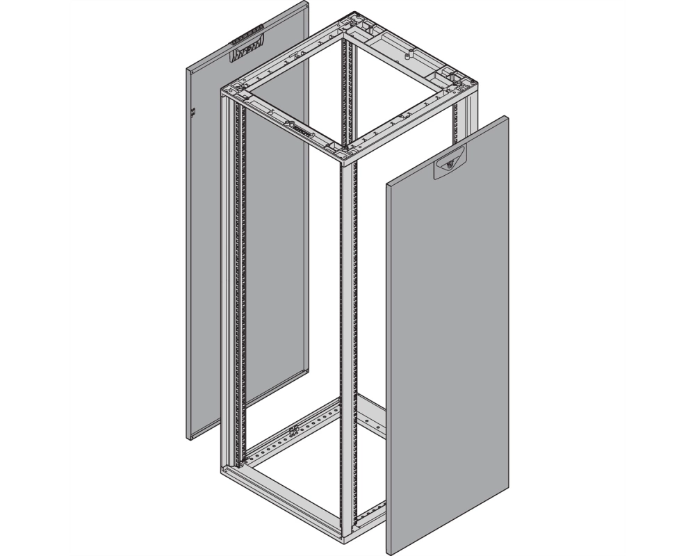 SCHROFF Seitenwand für Slim-Line - SEIT.WD.16HE 500T SL 7021 2X