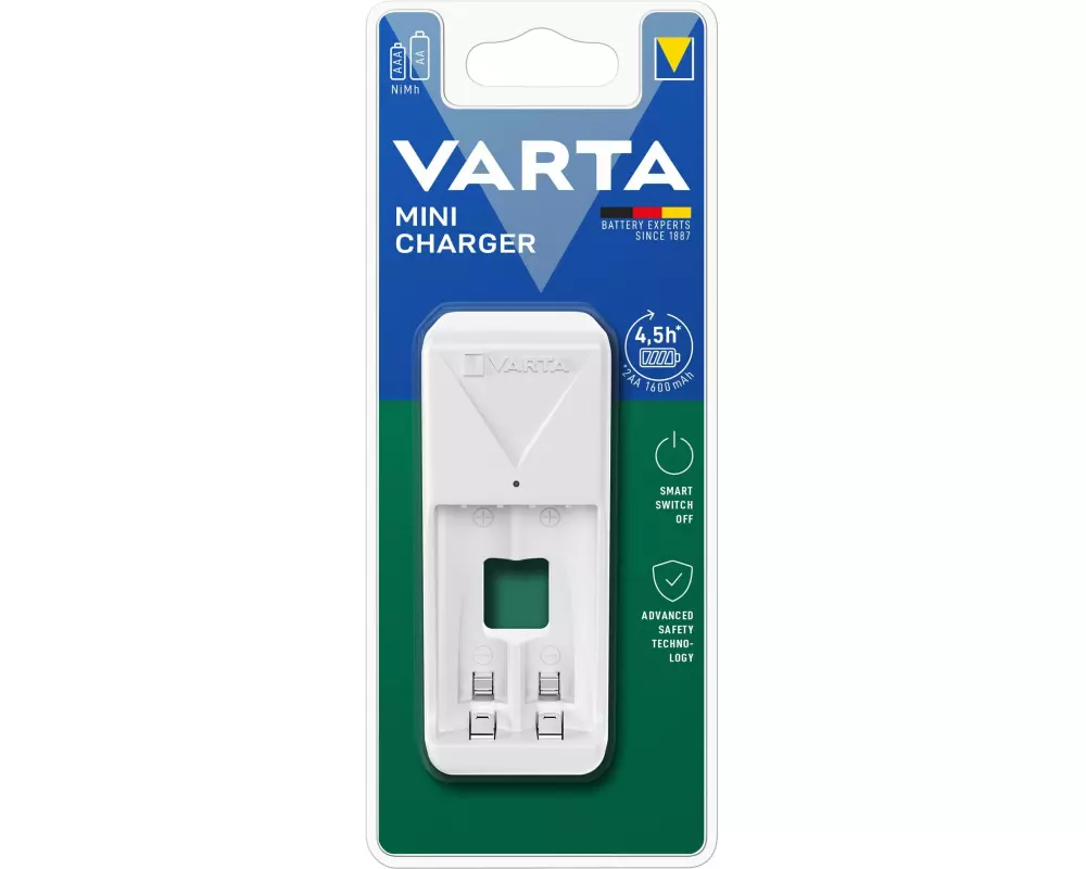 Varta Ladegerät Mini Charger unbestückt (ohne Akkus)