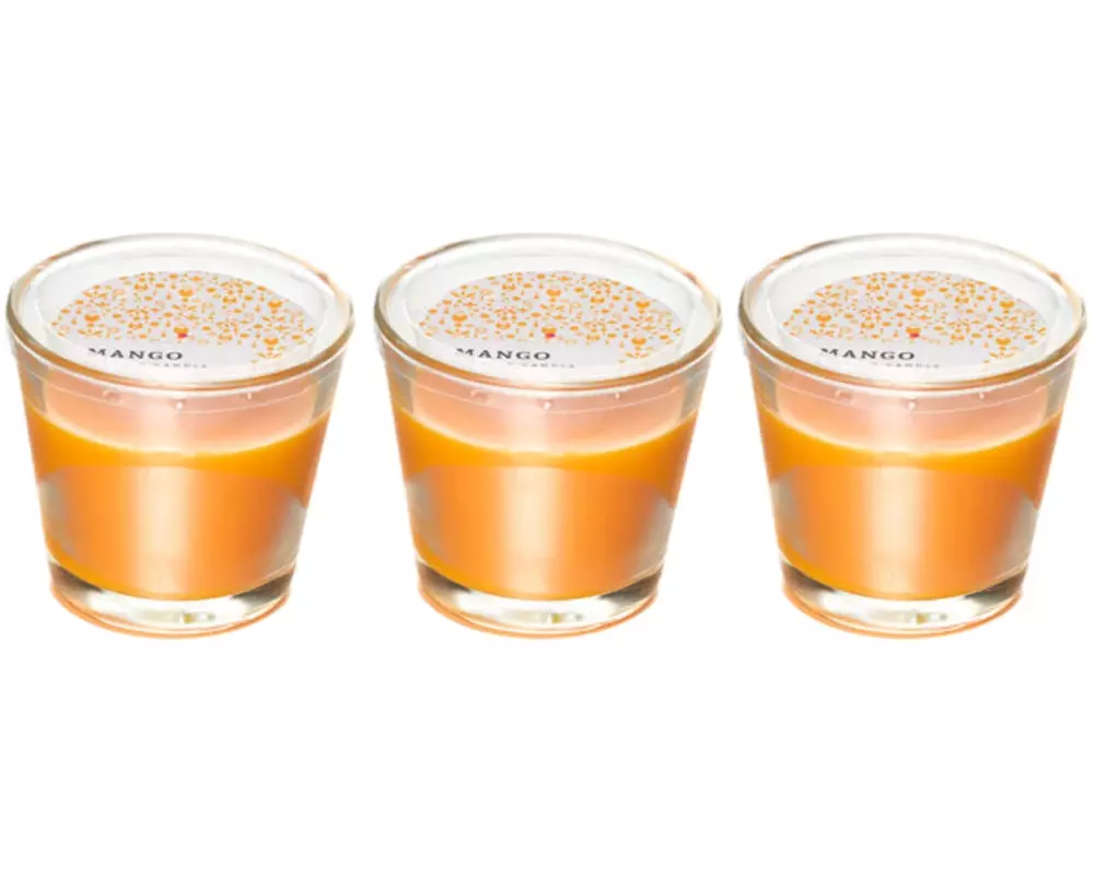 balthasar Duftkerze Mango 3 Stück