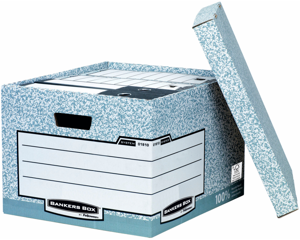 FELLOWES BankersBox grau/weiss 01810-FFEU 38x28.7x43cm