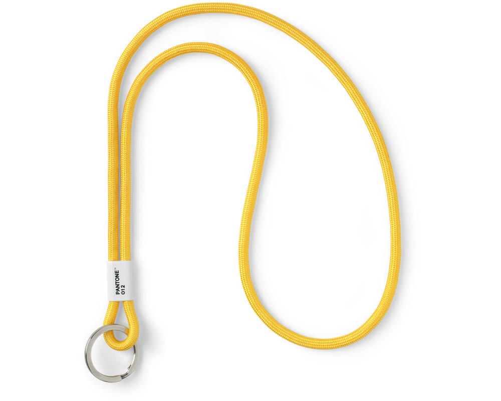 Pantone by Copenhagen Design Schlüsselanhänger Nylon Gelb 48 cm