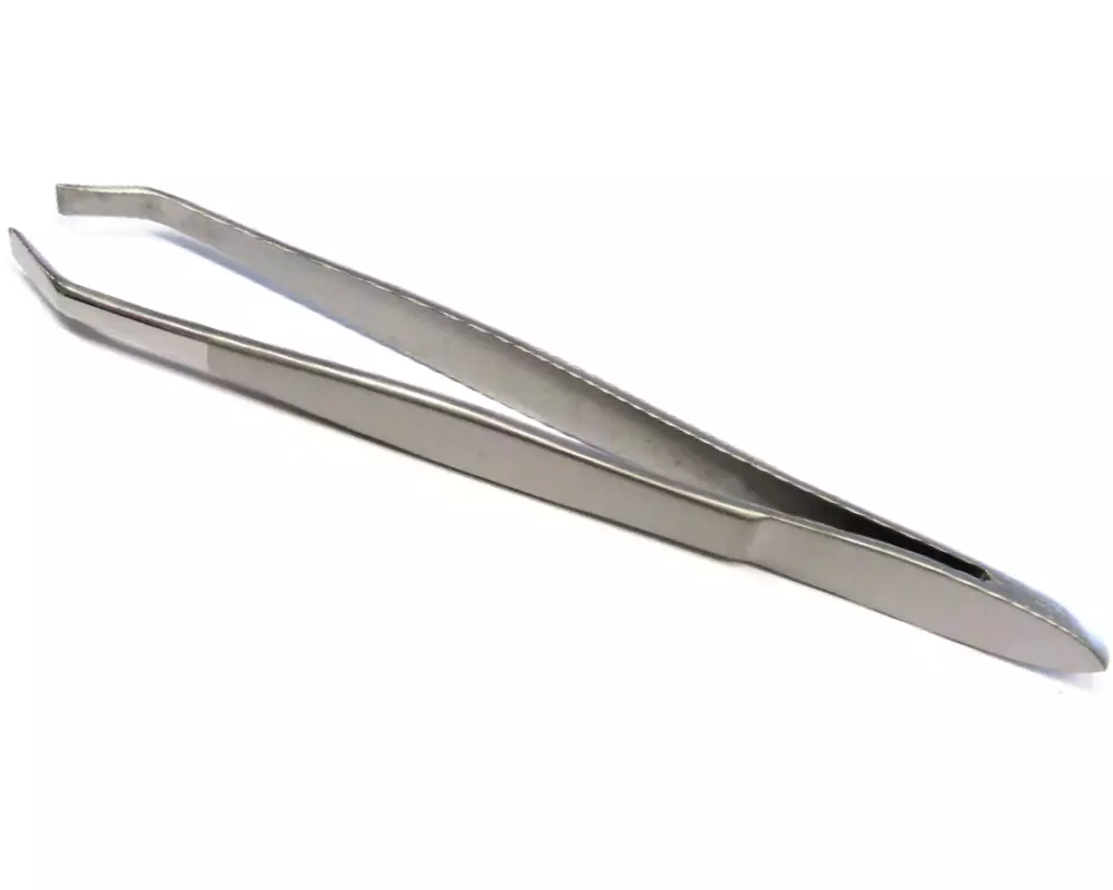 Herba Pinzette gebogen Inox, 1 Stück