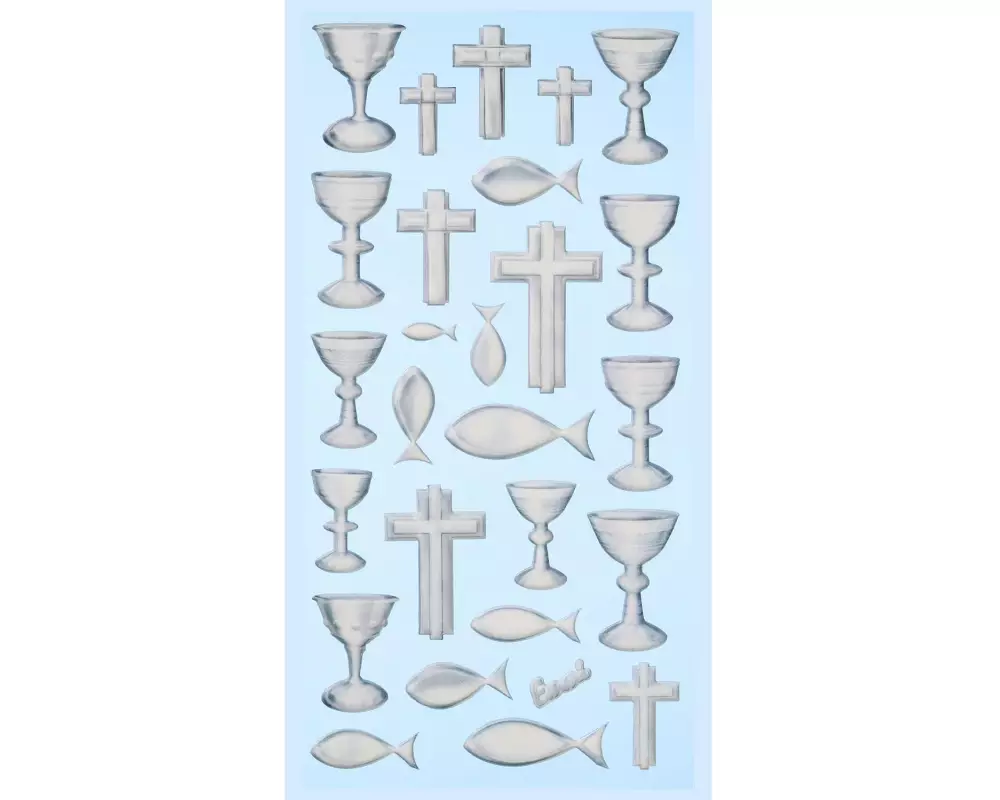 HobbyFun Motivsticker Kommunion/Konfirmation 1 Blatt