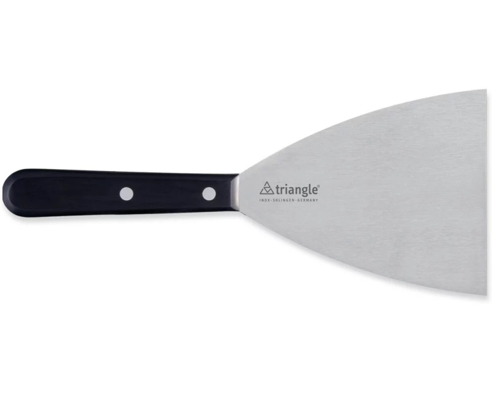 triangle Crêpes-Wender 10 cm Schwarz/Silber