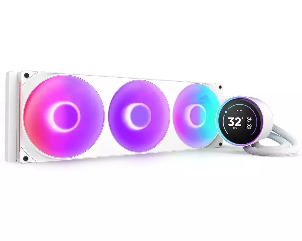 NZXT Wasserkühlung Kraken Elite 420 RGB Weiss