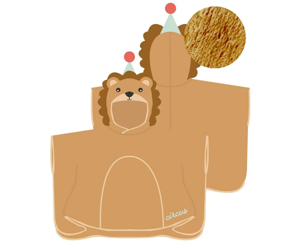 Chic Mic Kinder Poncho – Lion