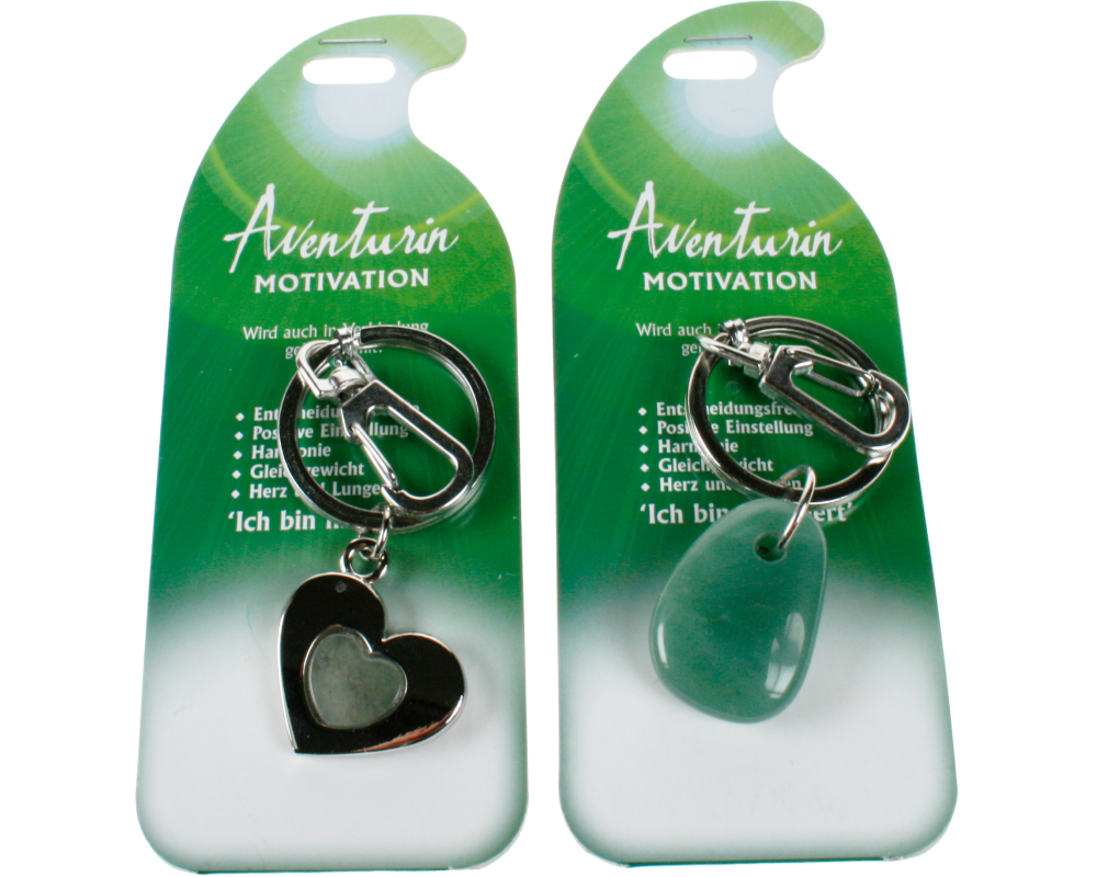 ROOST Schlüsselanhänger Motivation G231 Gr. Aventurin 2 Motive ass.