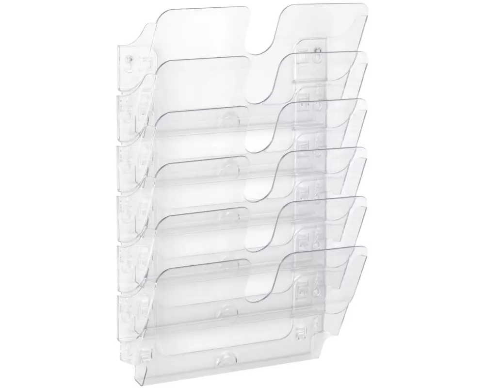 DURABLE Prospektständer Flexiplus 6 A4 quer, Transparent