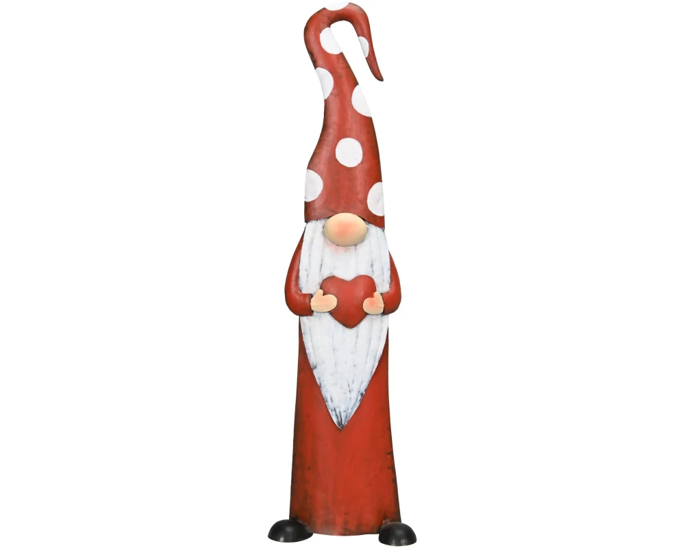 COCON Dekofigur Wichtel gross, Rot-Weiss