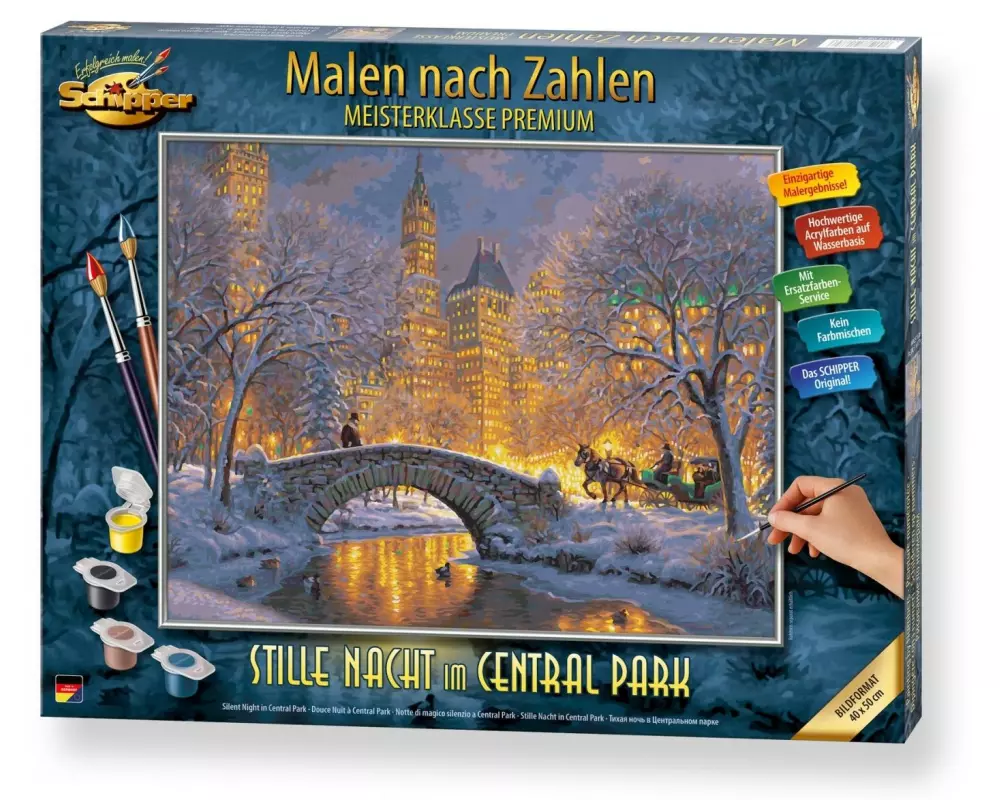 Schipper Malen nach Zahlen Stille Nacht im Central Park