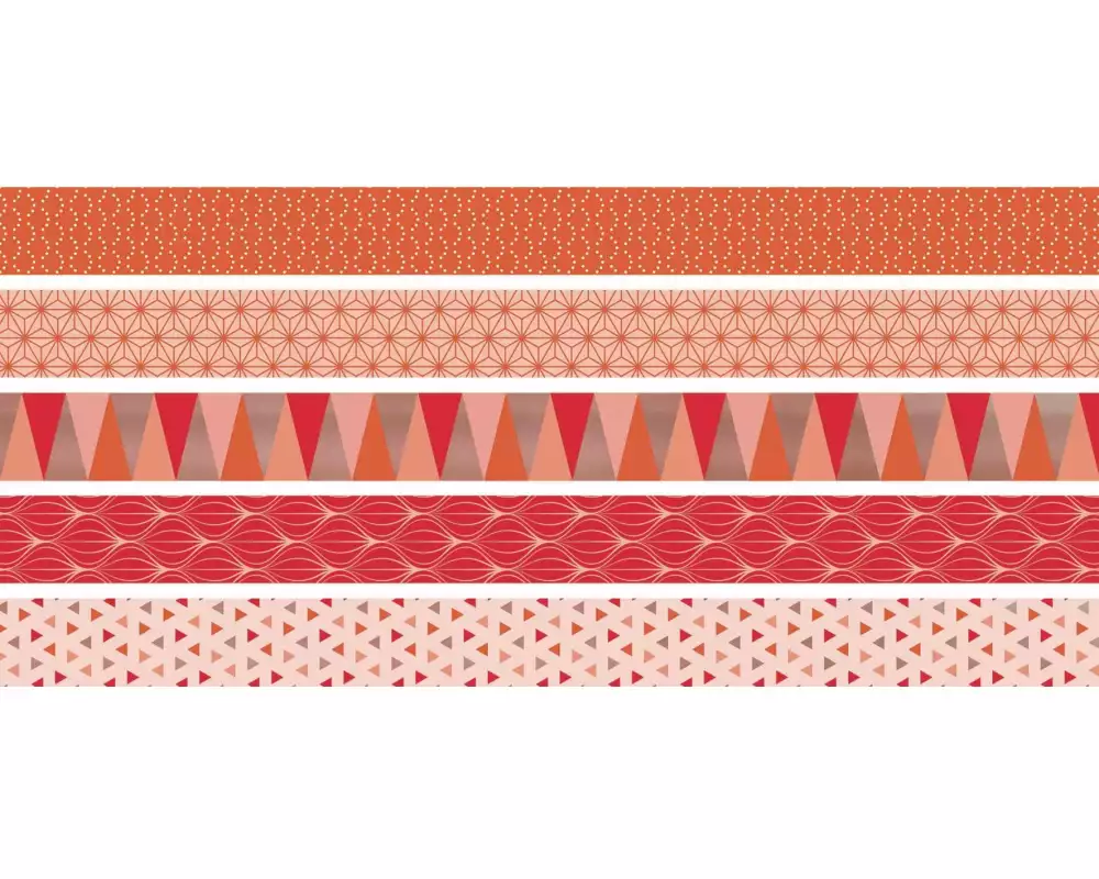Heyda Washi Tape Triangle Koralle