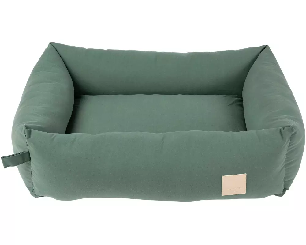 Fuzzyard Hunde-Bett Life Baumwolle, 65 x 53 x 20 cm, Grün