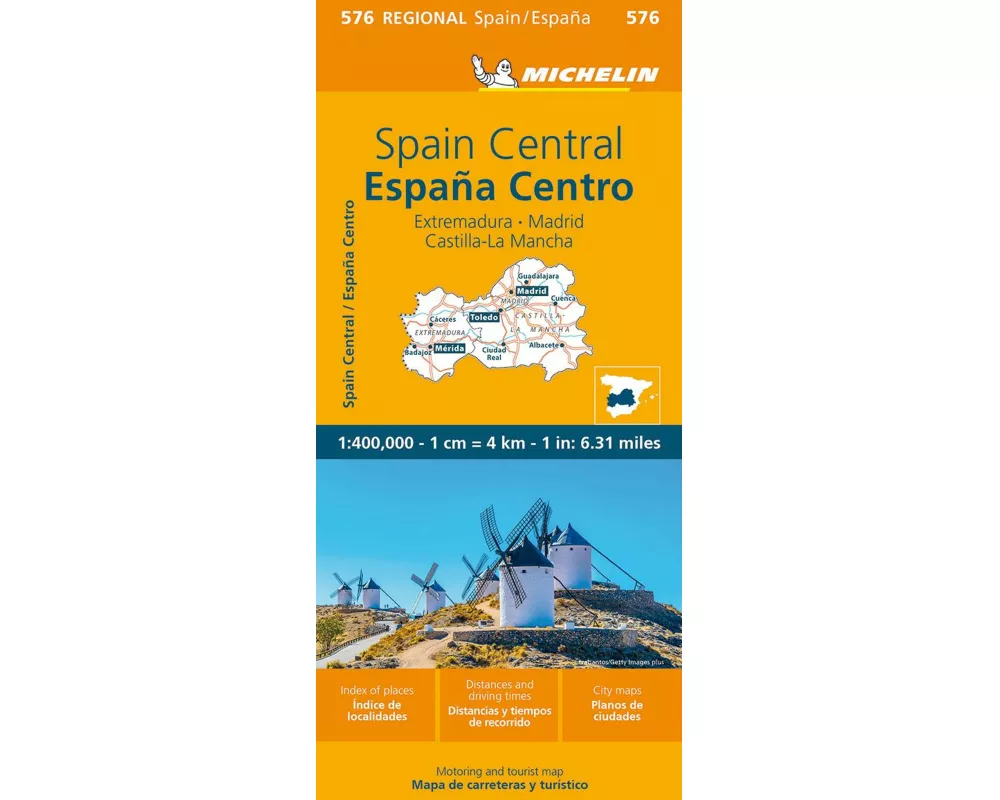 Michelin Estremadura, Kastilien-La Mancha, Madrid