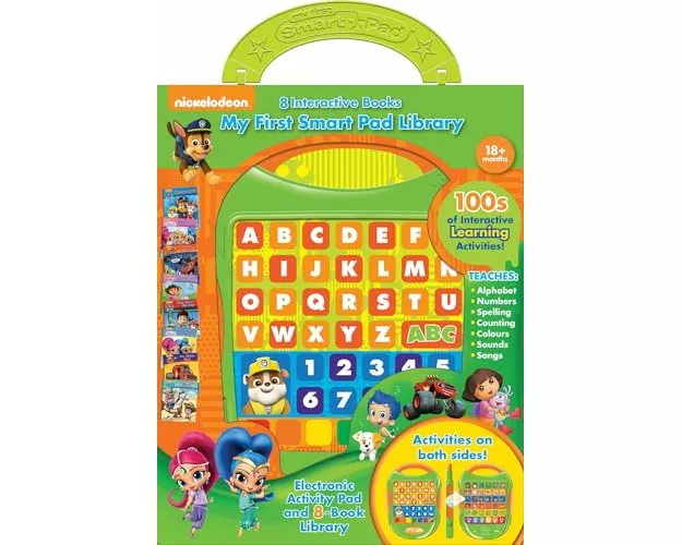 Nickelodeon: My First Smart Pad Electronic Activity Pad and 8 Book Library