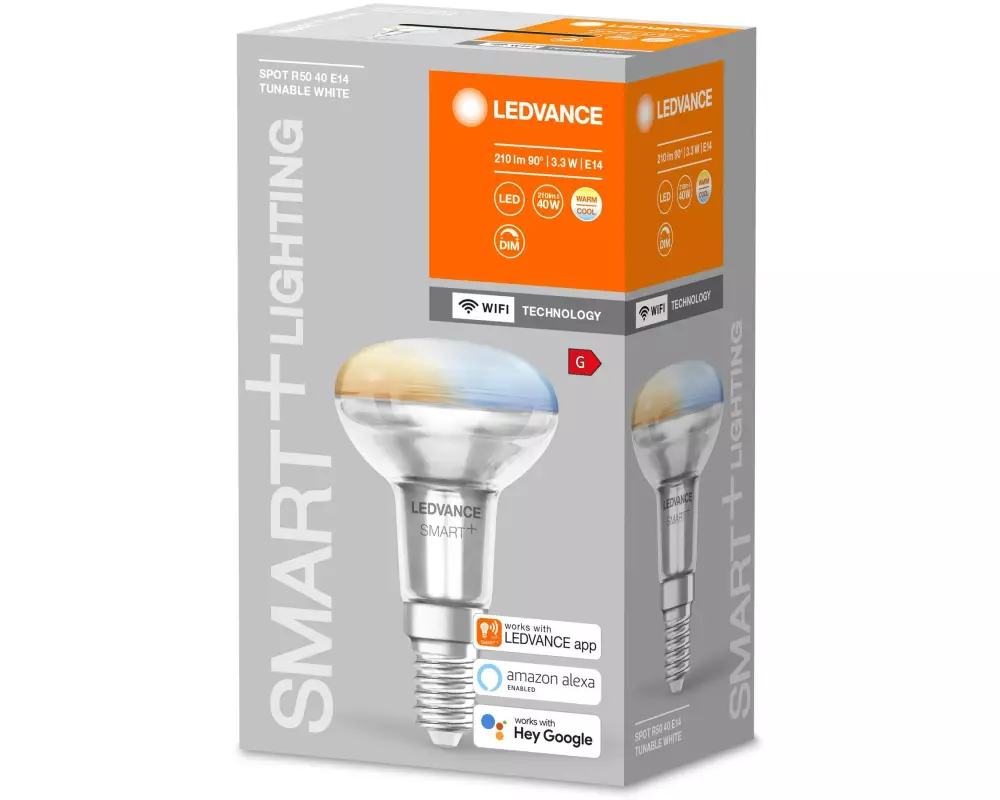 Ledvance Leuchtmittel SMART+ LED, E14, 3.3 W, TW