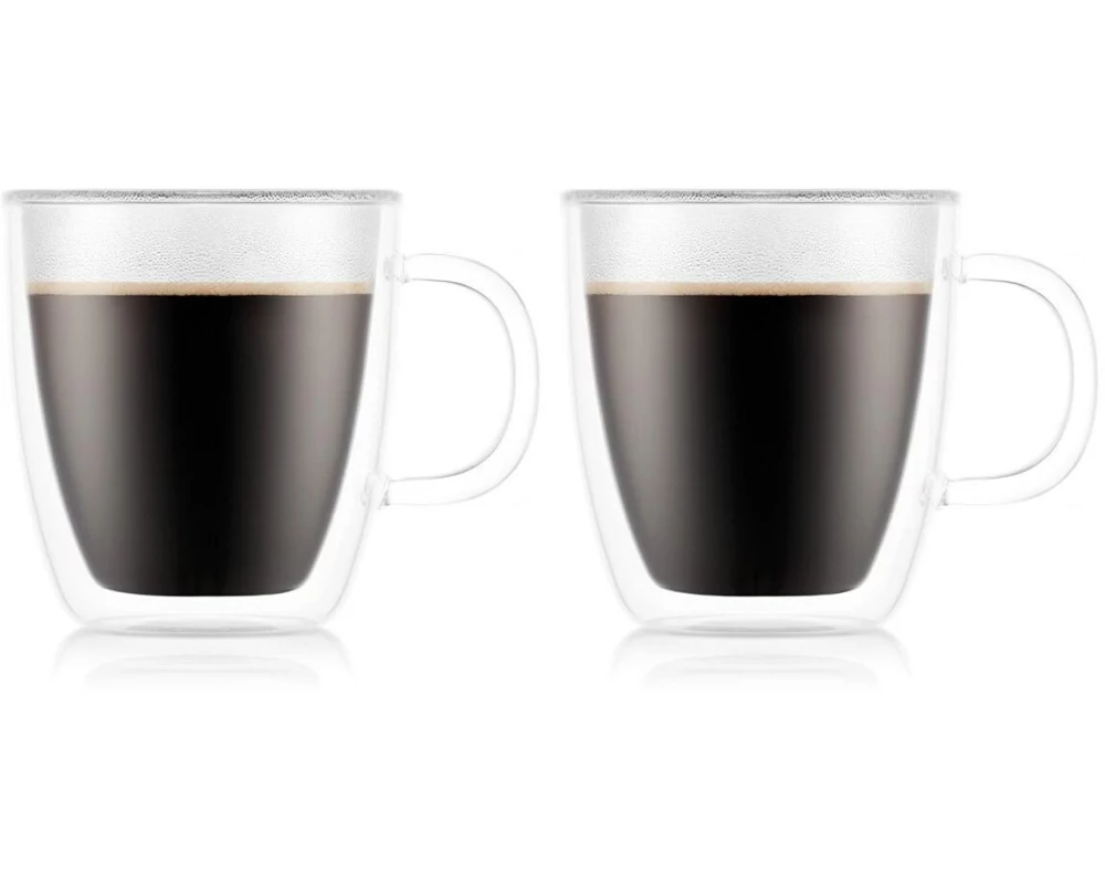 Bodum Thermo-Gläser Bistro 2er Set Transparent, 0.3 l