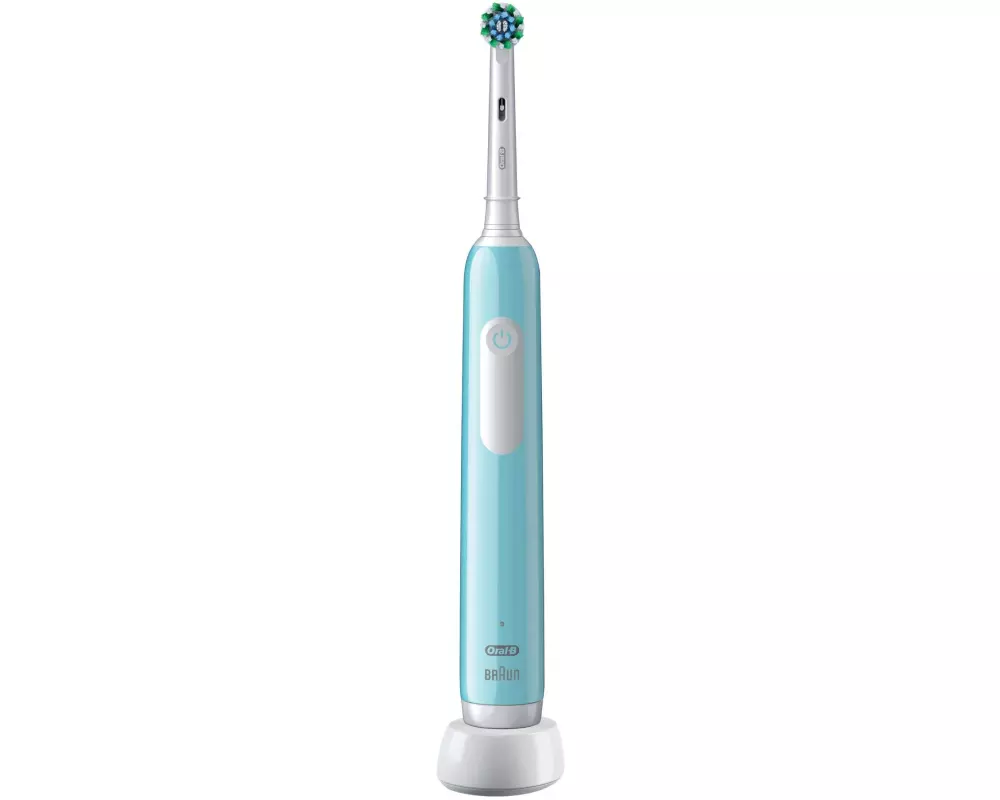 Oral-B Rotationszahnbürste Pro 1 Cross Action Caribbean Blue
