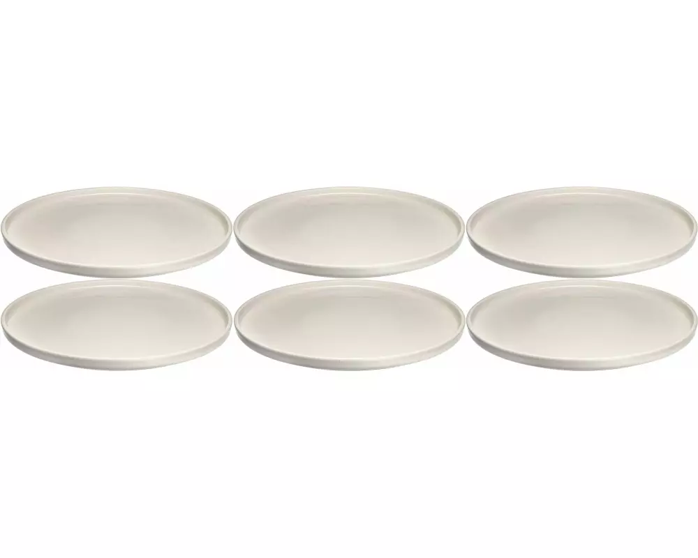Leonardo Speiseteller Roma 6 Stück,Crème