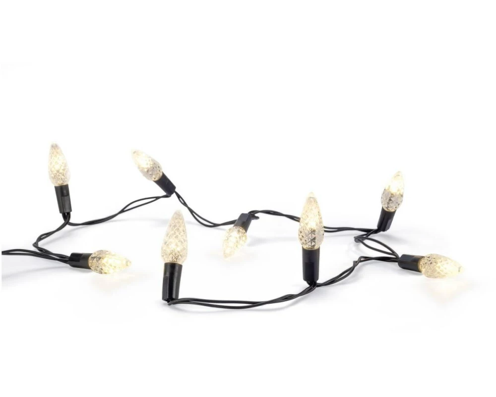 STT LED-Lichterkette Battery Diamond cones 40 LED, 4m