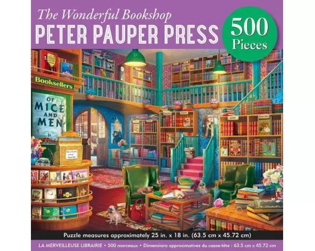 The Wonderful Bookshop 500-Piece Puzzle