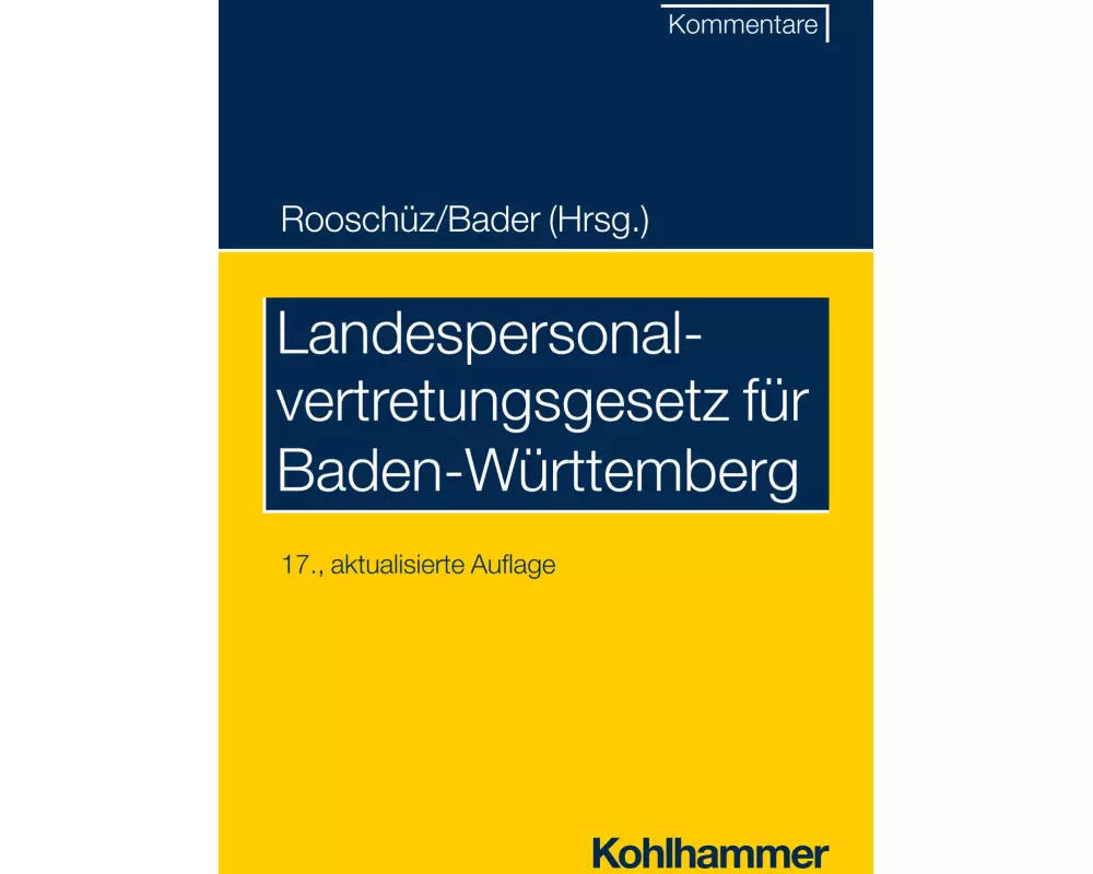 Landespersonalvertretungsgesetz für Baden-Württemberg