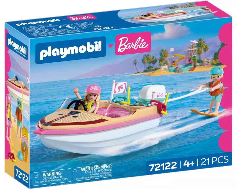 Playmobil PLAYMOBIL x Barbie Abenteuerboot Abenteuerboot Kunststoff
