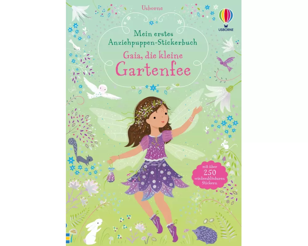 Mein erstes Anziehpuppen-Stickerbuch: Gaia, die kleine Gartenfee