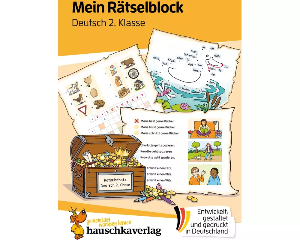 Mein Rätselblock Deutsch 2. Klasse