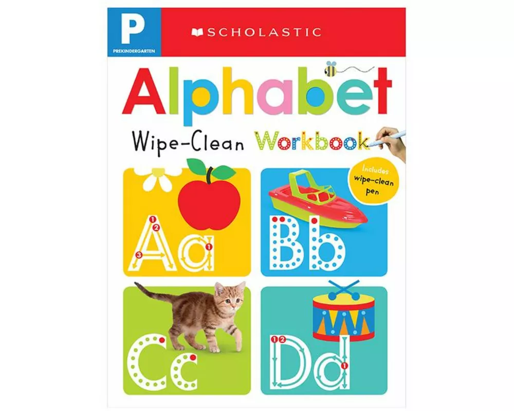 Pre-K Alphabet Wipe-Clean Workbook: Scholastic Early Learners (Wipe-Clean)