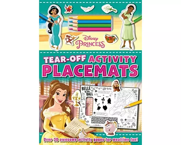 Disney Princess: Tear-Off Activity Placemats