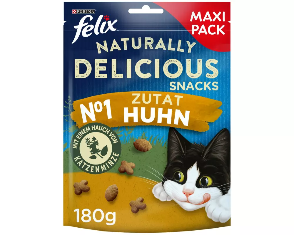Felix Katzen-Snack Naturally Delicious Huhn 180 g
