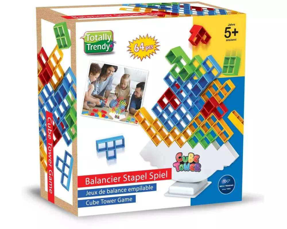 Totally Familienspiel Tetra Tower Balancier Game