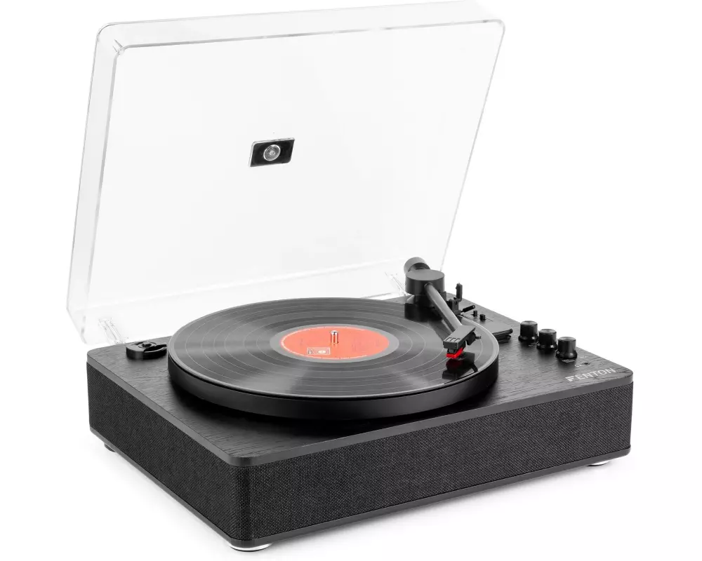 Fenton Plattenspieler mit Bluetooth RP162B Schwarz