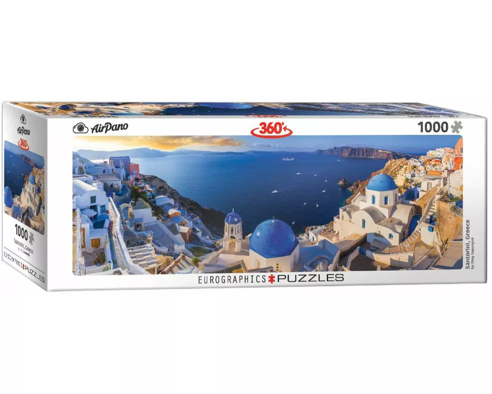 Panoramic Puzzle 1000 Teile - Santorini Greece