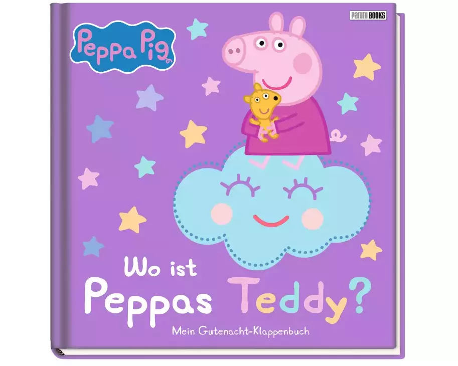Peppa Pig: Wo ist Peppas Teddy? Mein Gutenacht-Klappenbuch