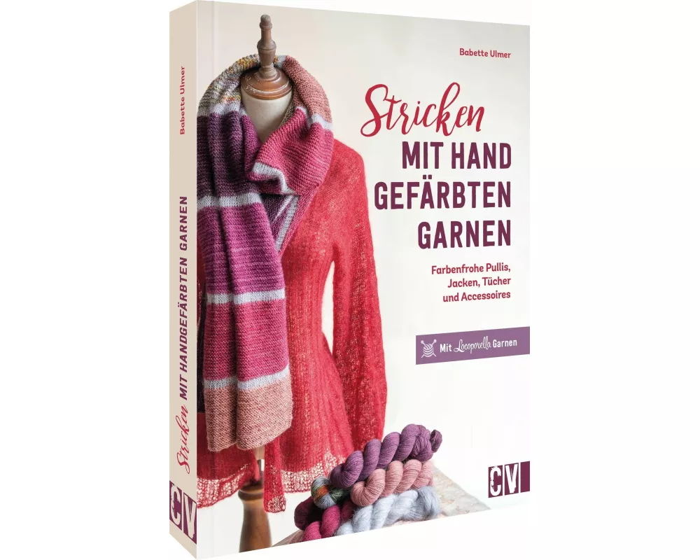 Stricken mit handgefärbten Garnen