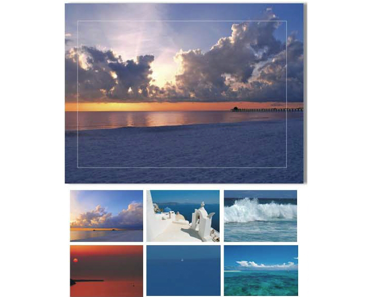 HASCHEMI Doppelkarten-Box 823 823 MEER & KÜSTE