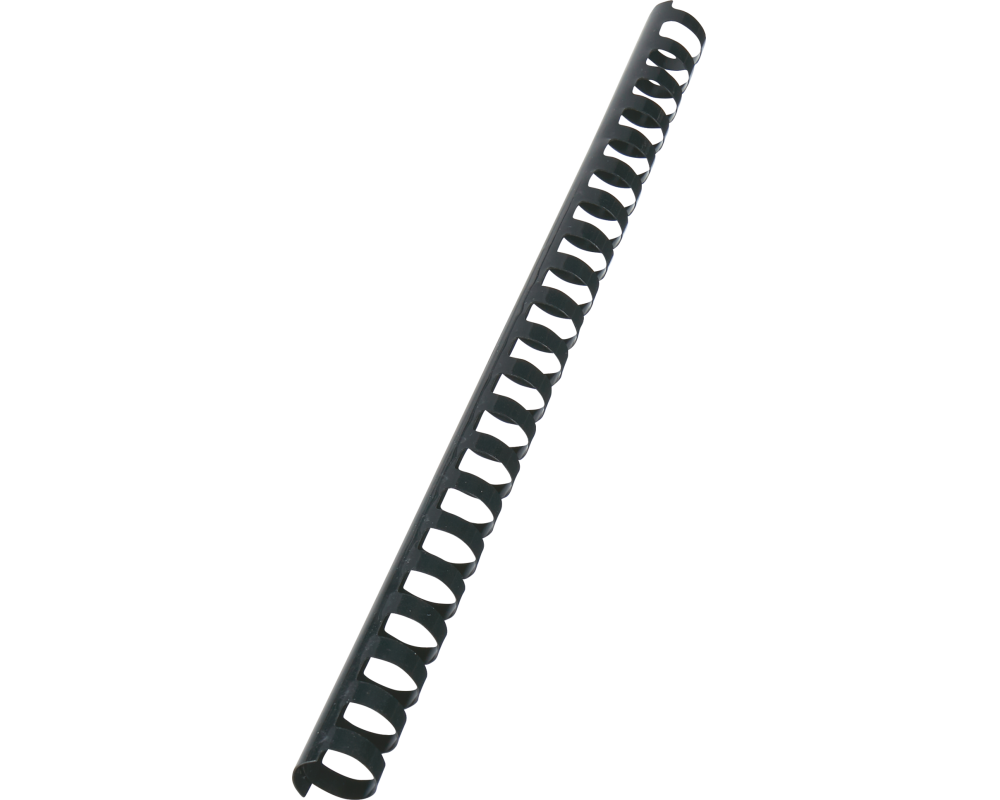 GBC Plastikbindrücken 19mm A4 4028601 schwarz, 21 Ringe 100 Stück