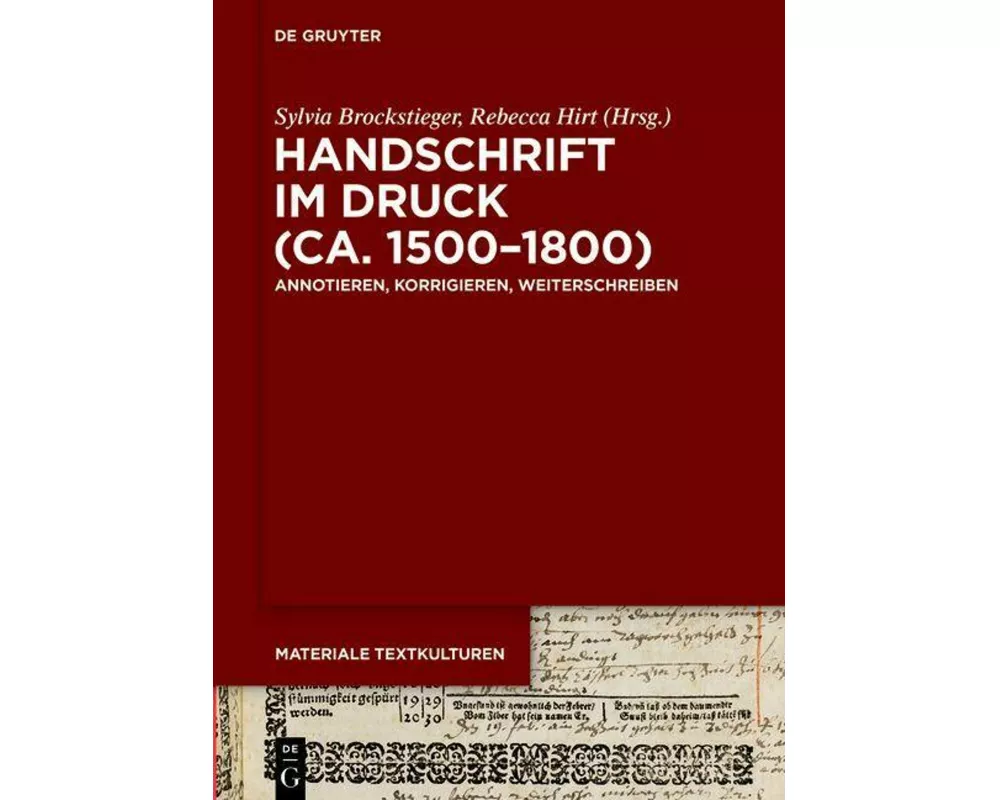 Handschrift im Druck (ca. 1500-1800)