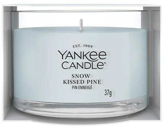 Yankee Candle Signature Duftkerze Snow Kissed Pine Filled Votive